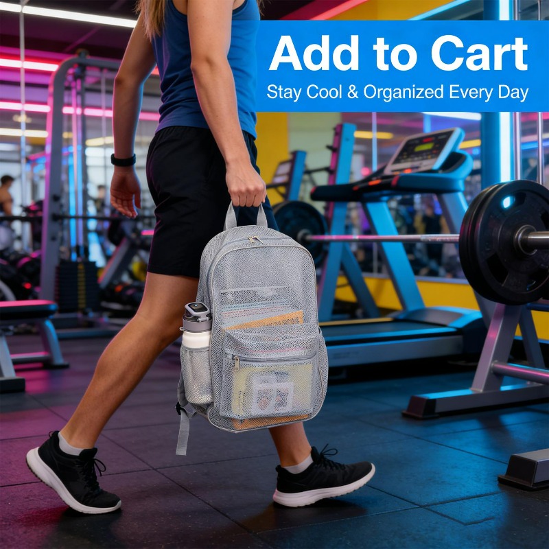Oddychający plecak z siatki, l – Outdoor Sport Bag recenzja i cena
