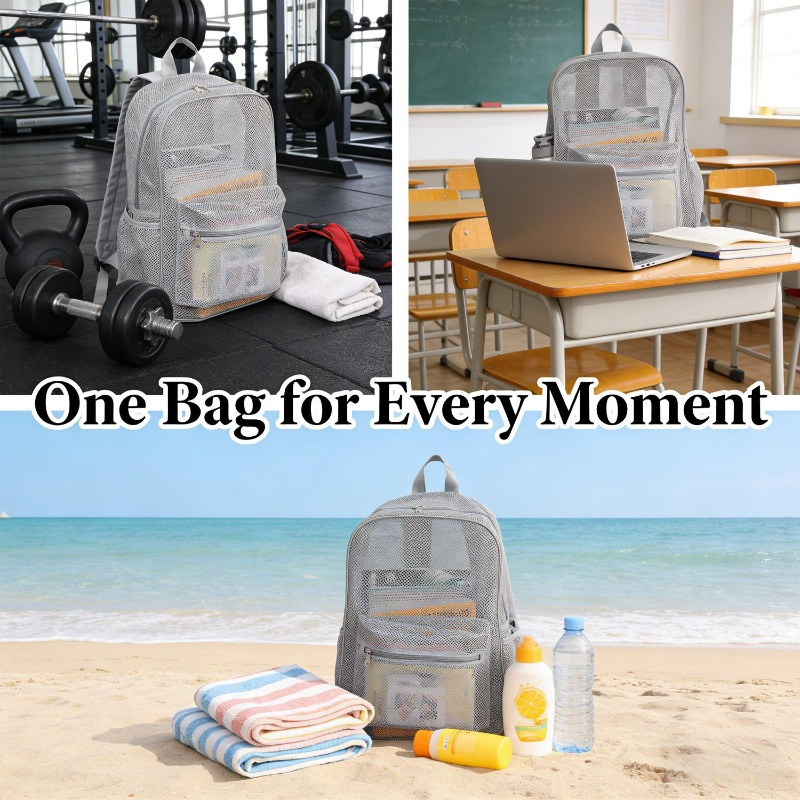 Oddychający plecak z siatki, l – Outdoor Sport Bag recenzja i cena