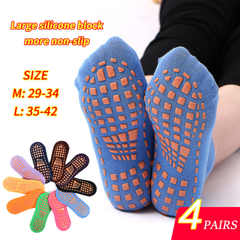 4 pary joga Pilates trampolina – Trampoline Park Sock recenzja i cena